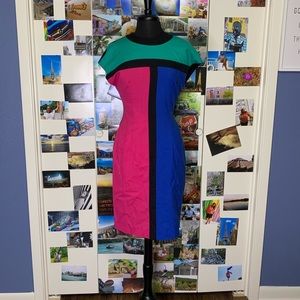 VTG color block dress ❤️